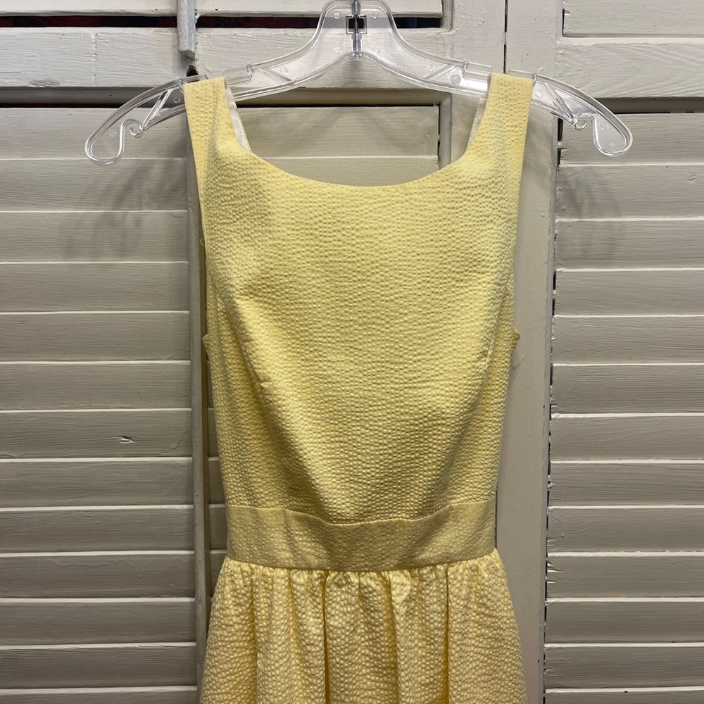 Lauren James Yellow Seersucker Dress - Picture 10 of 11